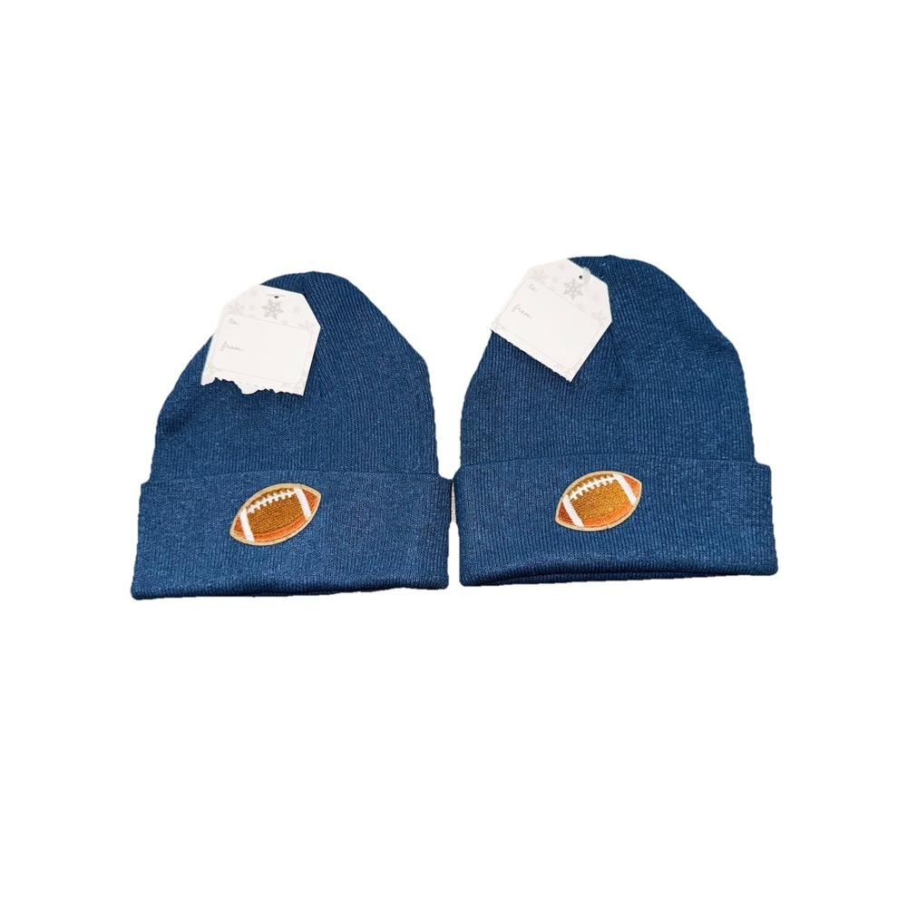 Infant Beanie Warm Knitted Infant‎ Winter Hats for Baby Boys Set Of 2 Wool Blend